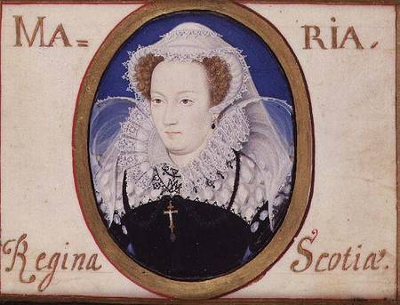 Mary Queen of Scots (1542-87) (miniature from Nicholas Hilliard