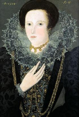 Jane Huddleston (b.1577) at the age of 17