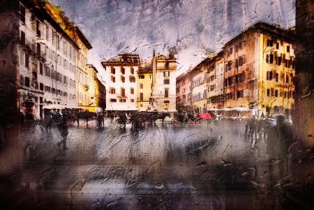 Piazza della Rotonda after the rain