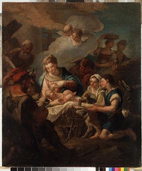 The Adoration of the Christ Child