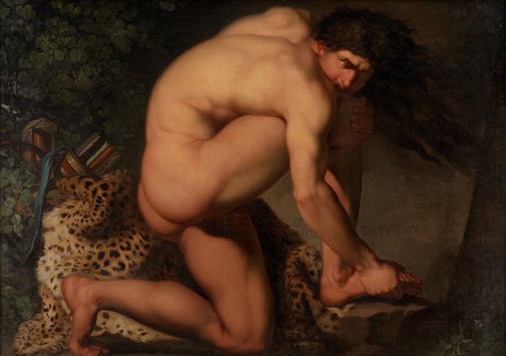 The Wounded Philoctetes from Nicolai Abraham Abildgaard