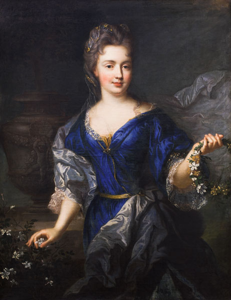 Marie-Anne de Bourbon (1666-1739) Princess of Conti from Nicolas de Largilliere