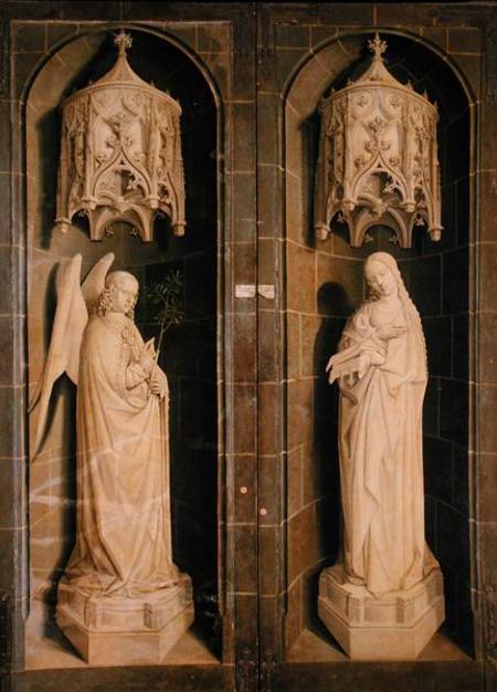 The Annunciation, outer panel from the Triptych of Moses and the Burning Bush from Nicolas Froment