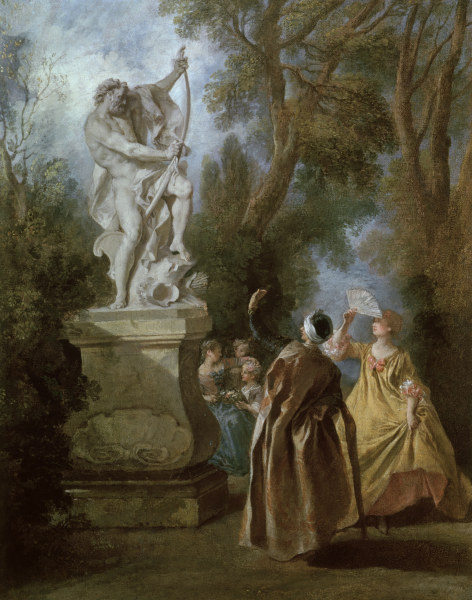 N.Lancret, Der Perser und die Statue from Nicolas Lancret