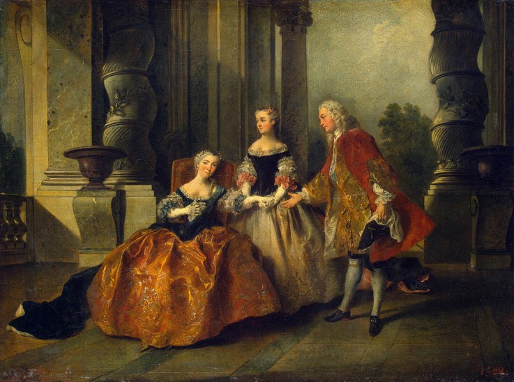 Scene from the Tragedy Le Comte d'Essex by Thomas Corneille from Nicolas Lancret