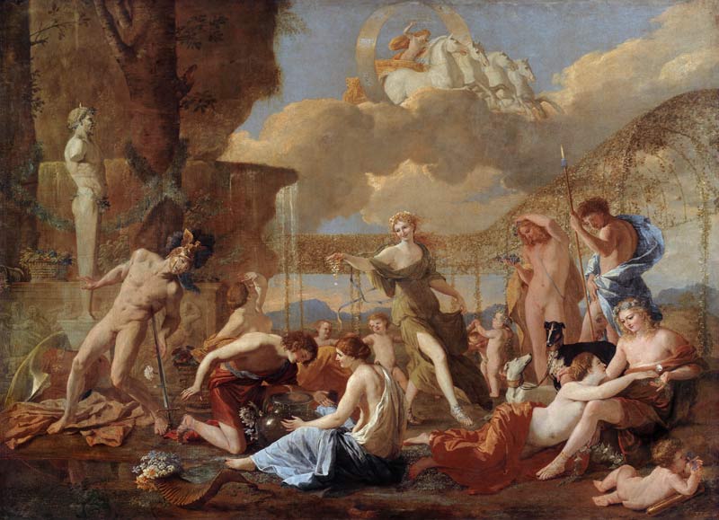 The empire of the flora. from Nicolas Poussin