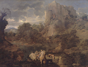 Landschaft mit Herkules und Cacus from Nicolas Poussin
