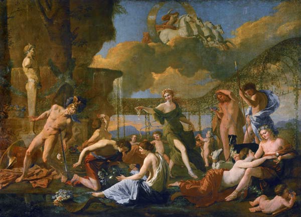 The empire of the flora from Nicolas Poussin