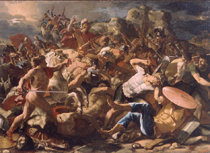 Der Sieg des Joshua über die Amoriter from Nicolas Poussin
