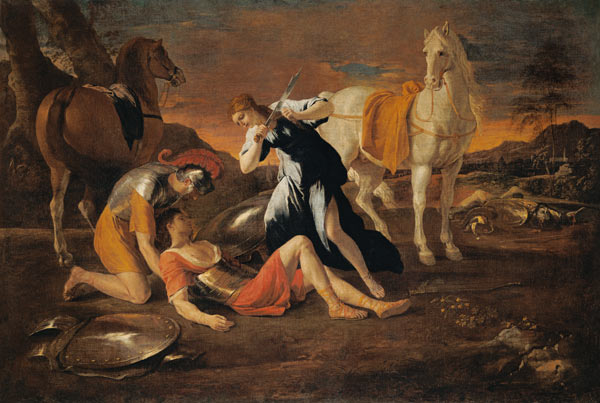 Tancred and Herminia from Nicolas Poussin
