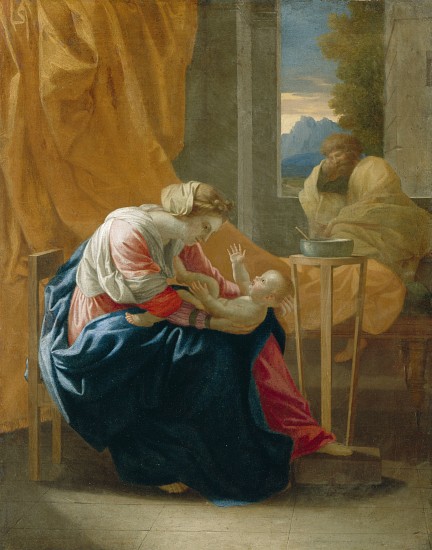 The Holy Family from Nicolas Poussin