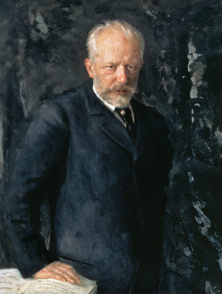 Portrait of Piotr Ilyich Tchaikovsky (1840-93), Russian composer from Nikolai Dmitrievich Kuznetsov