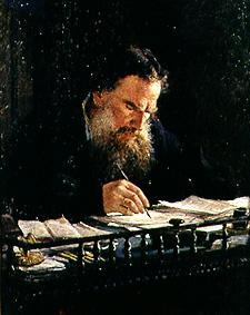 Portrait L.N. Tolstoi. from Nikolai Gay