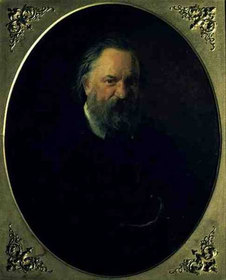 Portrait of Aleksandr Ivanovich Herzen (1812-70) from Nikolai Gay