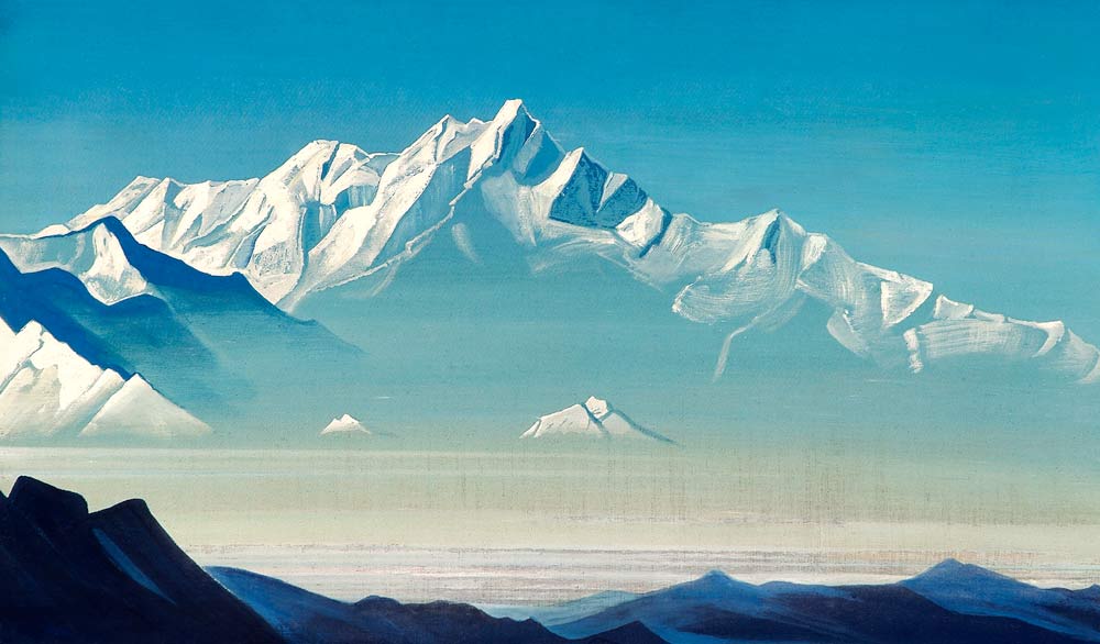 Mount of Five Treasures (Two Worlds) from Nikolai Konstantinow. Roerich