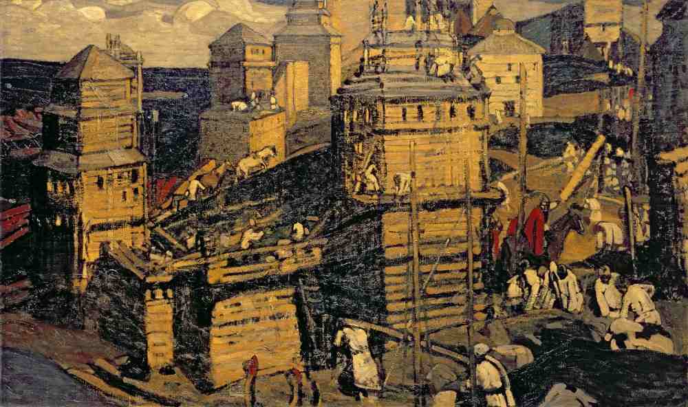 Building the Town from Nikolai Konstantinow. Roerich