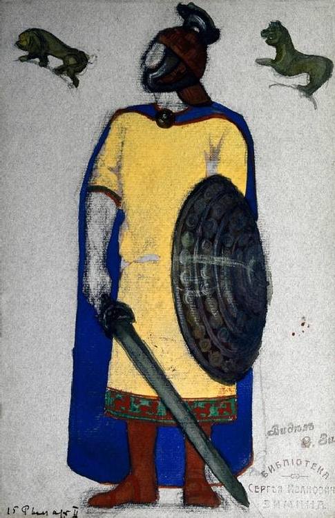 Tristan und Isolde Figurine from Nikolai Konstantinow. Roerich
