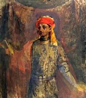 Portrait of Mikhail Kuzmin, 1911-12
