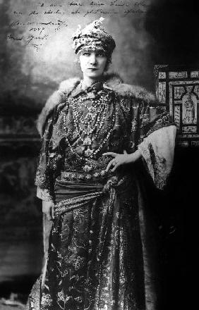Actress Sarah Bernhardt in New York