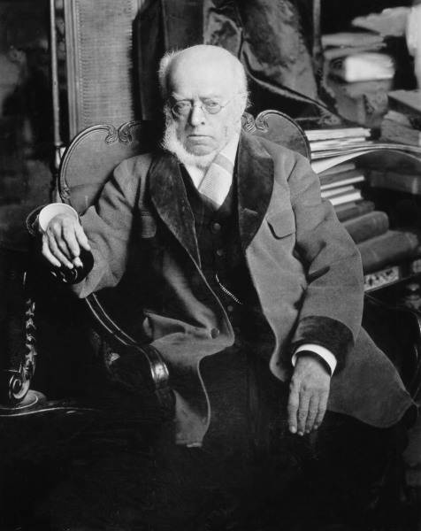 Adolph v.Menzel, portrait photo/Haeckel from 