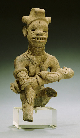 An Igbo Terracotta Maternity from 