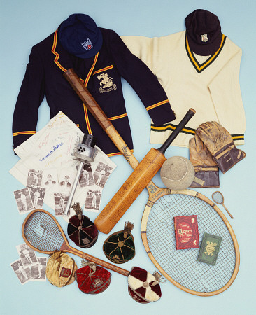 A Selection Of Cricket And Tennis Sporting Memorabilia from 