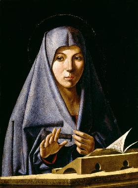 Antonello da Saliba,Mary of Annunciation