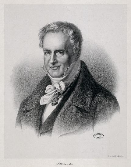 Alexander v.Humboldt / Litho after Begas