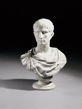 An Italian White And Breche Marble Bust Of Julius Caesar, Second Half 19th Century
