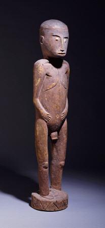 An Unusual Melanesian Male Figure