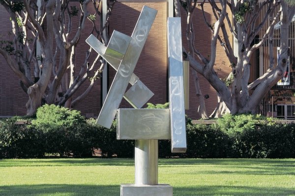 Barren tree trunks added to abstraction and uniqueness of sculpture (photo)  from 