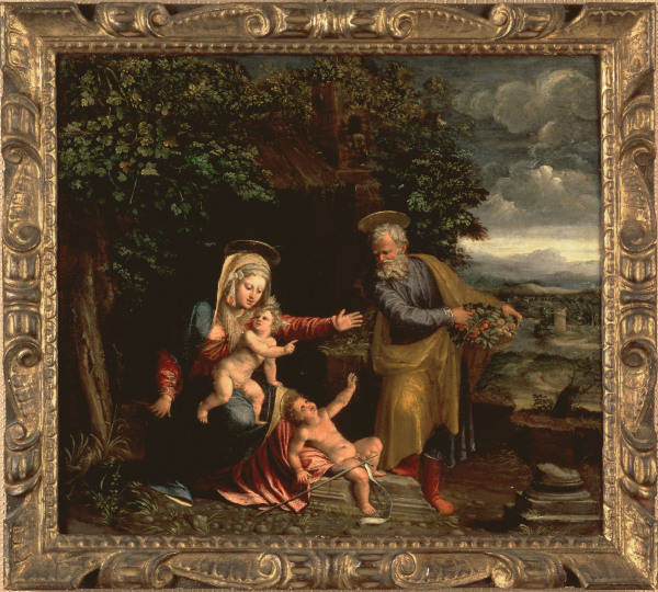 Holy Family with St.John / Dossi from 
