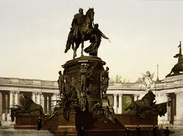 Berlin, Denkmal Kaiser Wilhelms / Foto from 