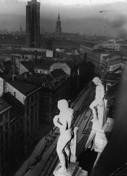 Berlin,From the top of a house,Juedenstr. from 