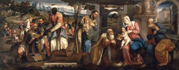 Bonifazio Veronese / Adoration of Kings from 
