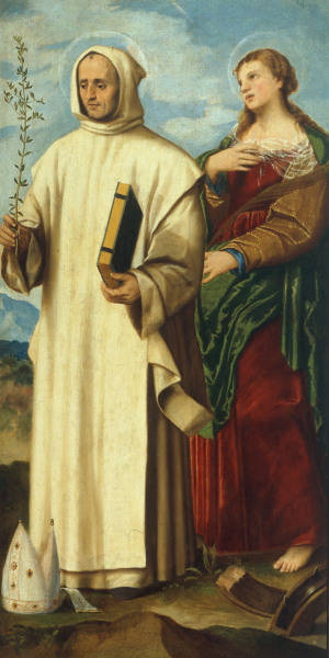 Bonifazio Veronese /St.Bruno & Catherine from 