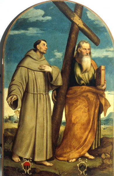 Bonifazio Veronese /St.Francis & Andreas from 