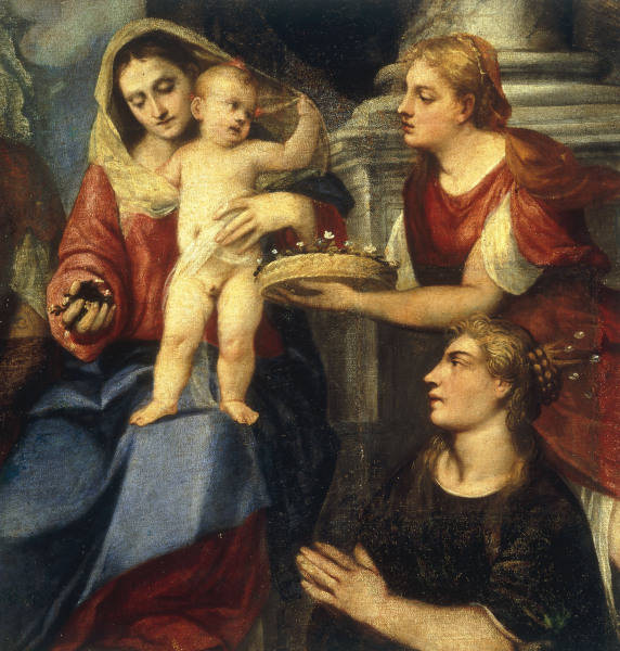 Bonifazio Veronese / Mary w.Saints from 