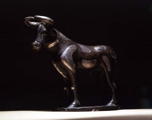 Bull Figurine, Greek (bronze and silver) from 