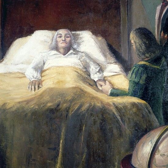 Columbus on his Death Bed from 