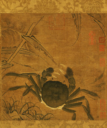 Crab Among Grass And Bamboo from 