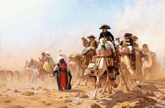 Napoleon And His General Staff In Egypt from 