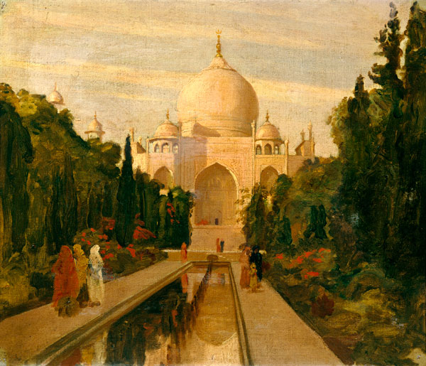 The Taj Mahal from 