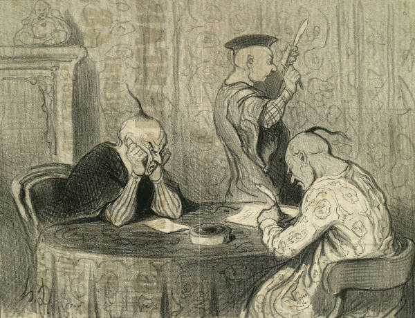 Des auteurs legers / H.Daumier from 