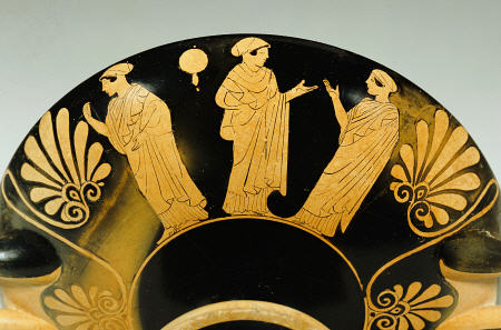 Detail of An Attic Red-Figure Kylix Attributed To The Akestorides Painter from 