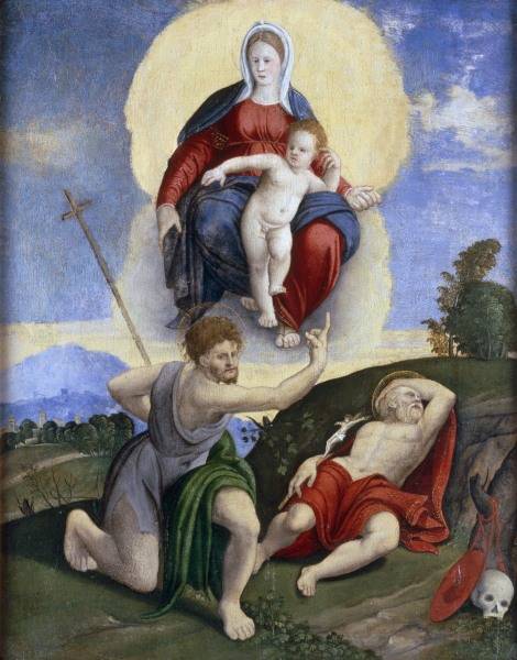 Francesco da Santacroce / Mary in Glory from 