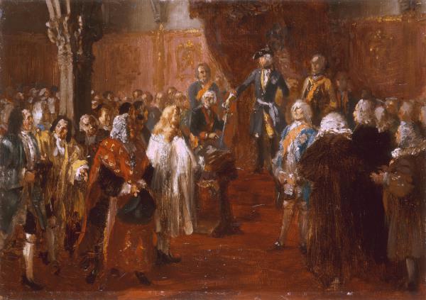 Frederick II receives homage in Silesia