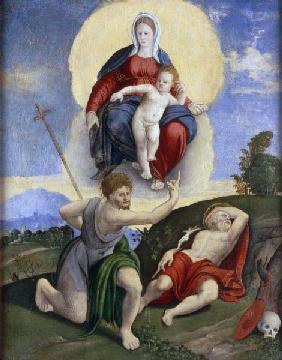 Francesco da Santacroce / Mary in Glory