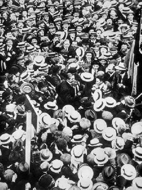 French boxer Georges Carpentier arriving in London