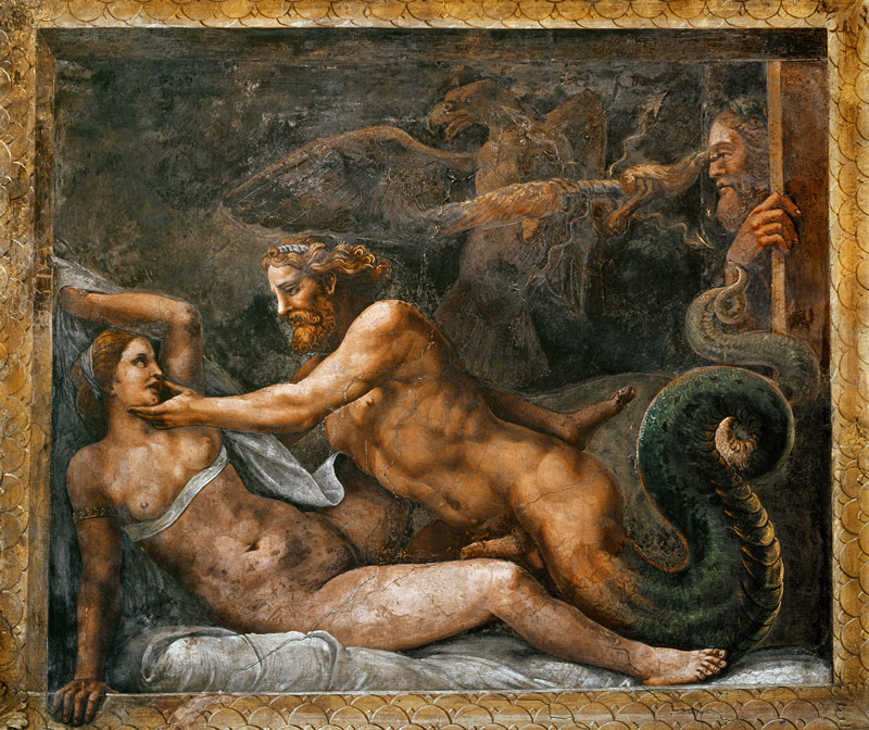 Giulio Romano, Jupiter und Olympias from 